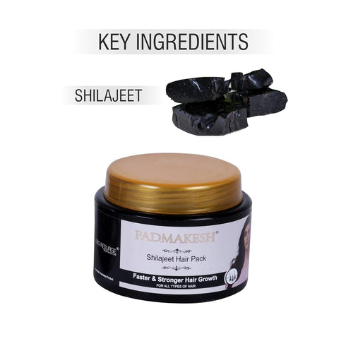 BIO RESURGE LIFE Padmakesh Shilajit Natural Hair Pack (75 gm)