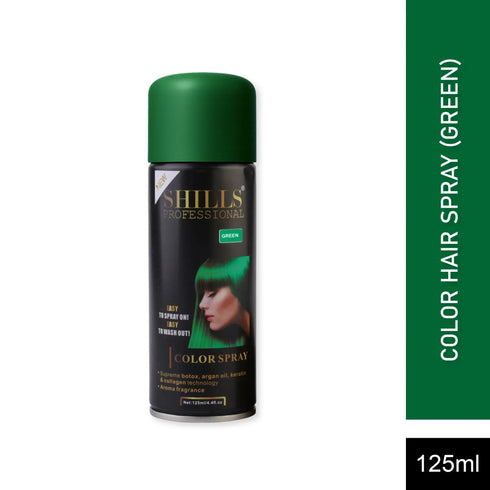 Shills Professional Color Hair Spray (GREEN)