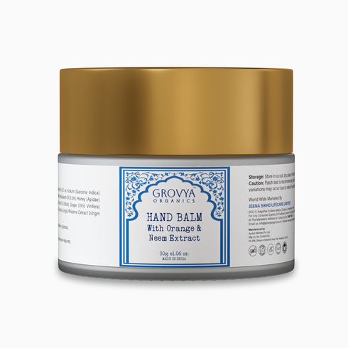 Jeena Sikho Hand Balm with Orange and Neem Extract