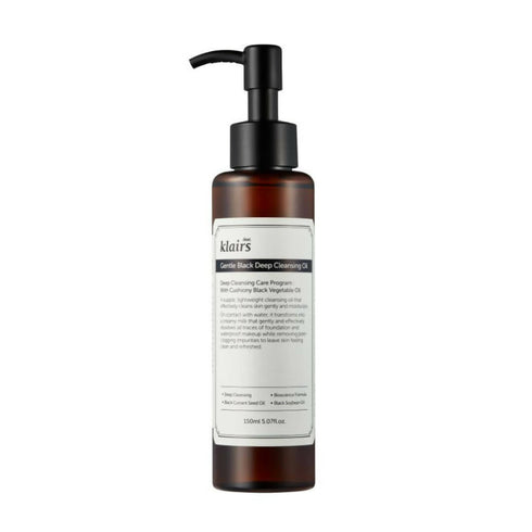 Dear Klairs Gentle Black Deep Cleansing Oil
