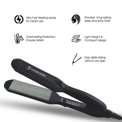 Colors Queen Professional Hair Crimper | 1 PC
