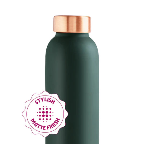 ECO Colour Copper Bottle | Glass Set