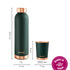 ECO Colour Copper Bottle | Glass Set