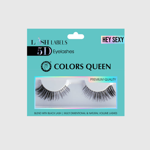Colors Queen Lash Label 5D Natural Hair Eyelashes | 1 Pair