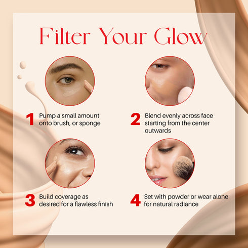 Colors Queen Hollywood Flawless Filter Liquid Foundation