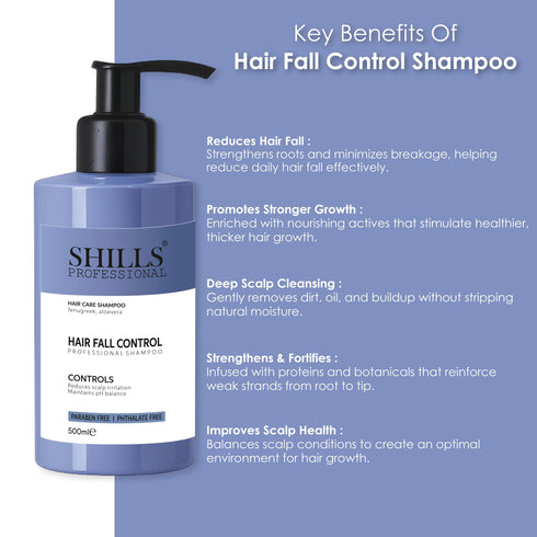 Shills Professional Hair Fall Control Professional Shampoo - 500ml