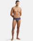 Jockey Microfiber Elastane Stretch Solid Brief with Stay Dry Treatment | Grey Stone