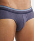Jockey Microfiber Elastane Stretch Solid Brief with Stay Dry Treatment | Grey Stone