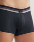 Jockey Microfiber Elastane Stretch Rib Solid Trunk with Stay Dry Treatment | Black
