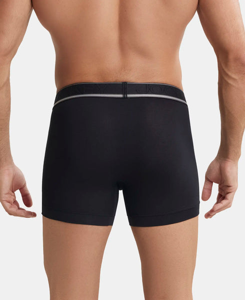 Jockey Tencel Micro Modal Stretch Solid Trunk with StayFresh Properties | Black