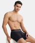 Jockey Black Tencel Micro Modal Boxer Brief with StayFresh