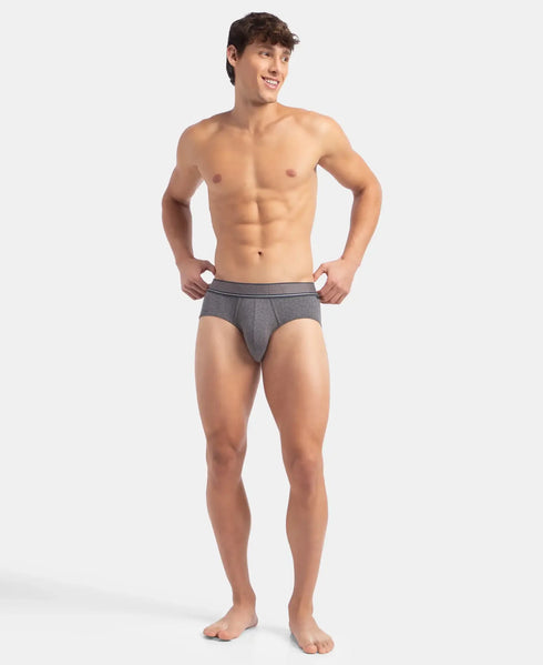 Jockey Tencel Micro Modal Elastane Printed Brief | Gun Metal