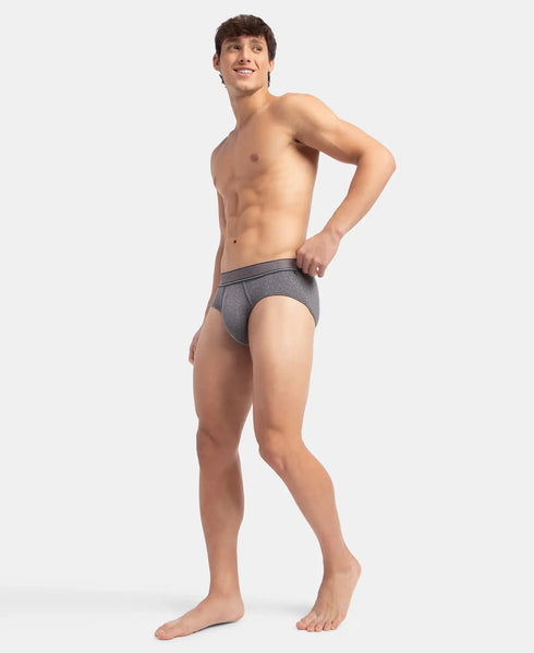 Jockey Tencel Micro Modal Elastane Printed Brief | Gun Metal