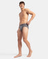 Jockey Tencel Micro Modal Elastane Printed Brief | Gun Metal