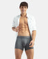 Jockey Tencel Micro Modal Stretch Printed Trunk with StayFresh | Gun Metal