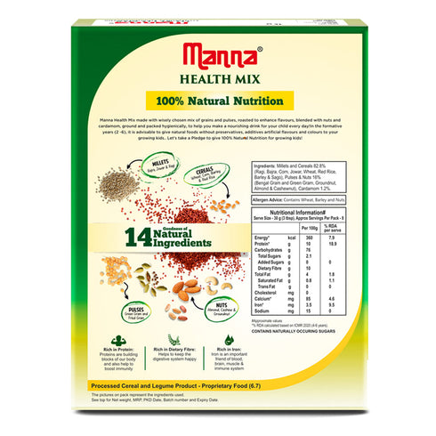Manna Foods Health Mix Nutrition Drink for Kids