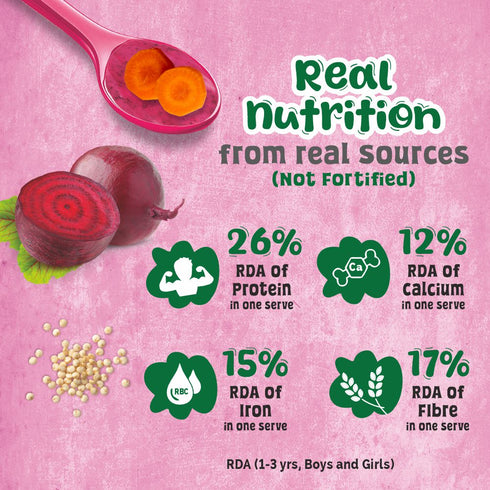 Manna Foods Health Mix Instant Baby Cereal Beetroot and Carrot