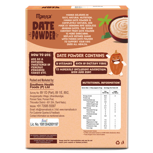 Manna Foods Date Powder