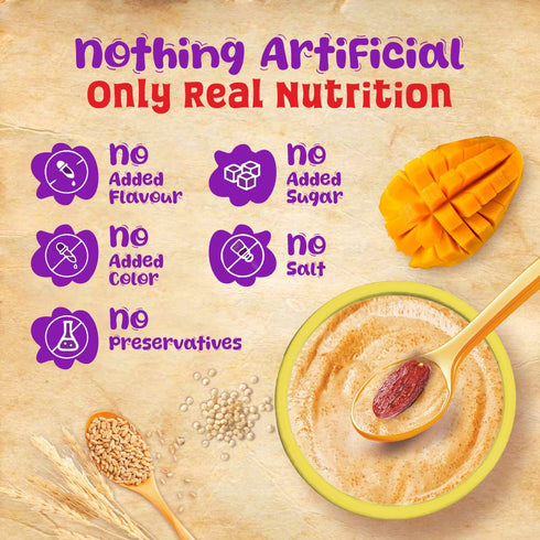 Manna Foods Health Mix Instant Baby Cereal Mango and Date Powder