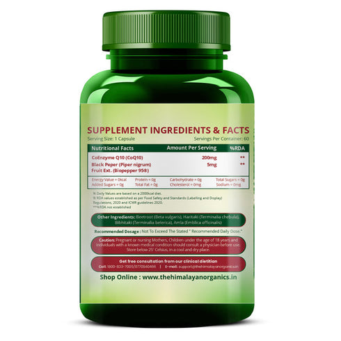 Himalayan Organics Heart Care CoQ10 Tablets