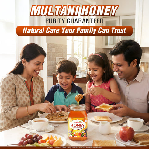 Multani Pharmaceuticals Limited Multani Honey Purity Guaranteed No Sugar Added Helps boost immunity supports digestion