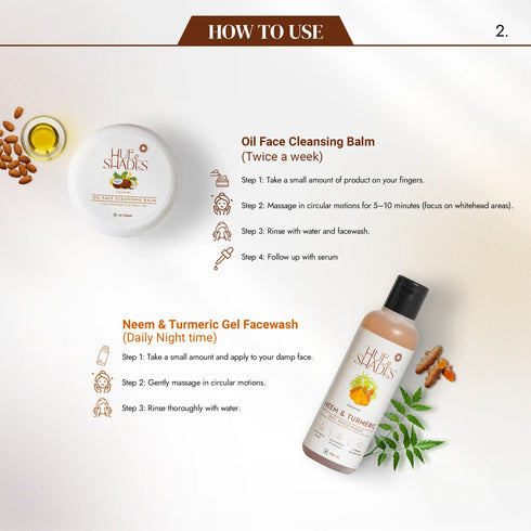 Hue And Shades Anti Acne (AM-PM) Combo