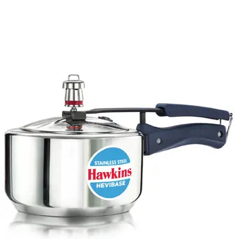Hawkins Induction Stainless Steel Hevibase 2 Litre Stainless Steel Pressure Cooker
