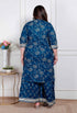 Miravan Plus Size Womens Gota Patti cotton Kurta Paired with Palazzo and Dupatta