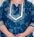 Miravan Plus Size Womens Gota Patti cotton Kurta Paired with Palazzo and Dupatta