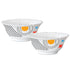 Borosil Medley Veg Bowl Fluted Set