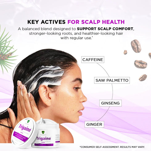 Trigaine caffeine hair fall control mask
