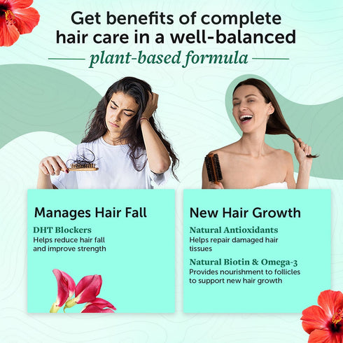 Neuherbs Plant Based Hair Biotin Supplement with DHT