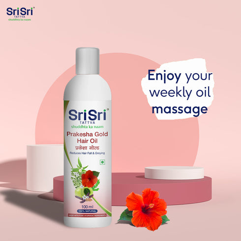 Sri sri tattva prakesha gold hair oil
