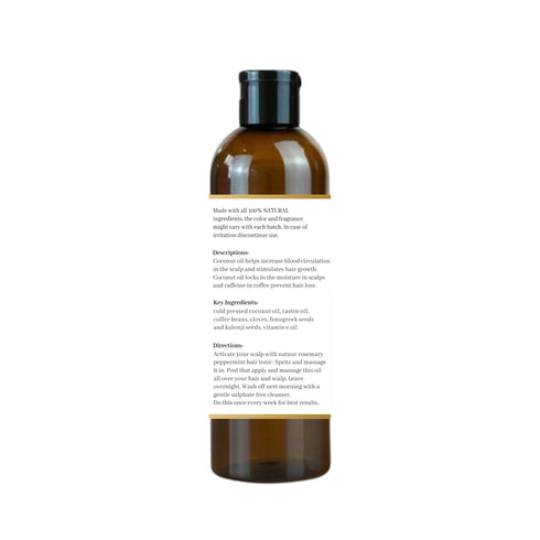 Natuur Coconut coffee clove oil extreme hair growth 200ml
