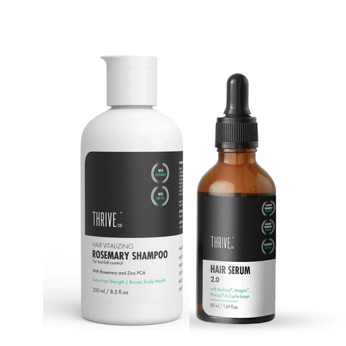 Thriveco Fabulous Hair Kit Hair Growth Serum 2 0 Hair Vitalizing Rosemary Shampoo