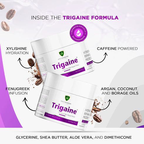 Trigaine caffeine hair repair mask