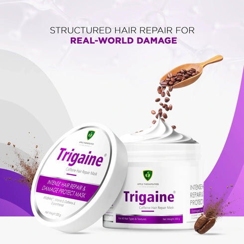 Trigaine caffeine hair repair mask