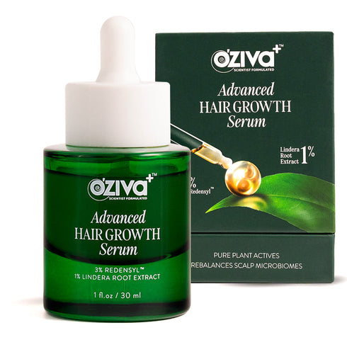 OZiva Advanced Hair Growth Serum for Rebalance Scalp Microbiome