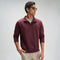 XYXX Half-Zip Pullover - Auburn Red