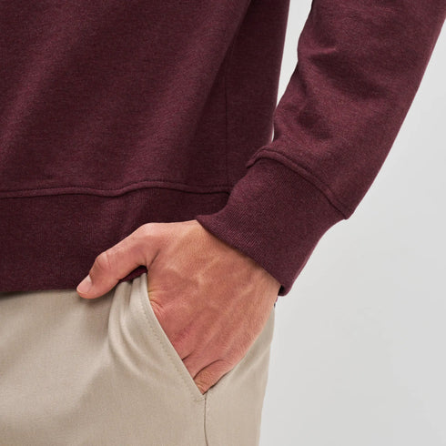 XYXX Half-Zip Pullover - Auburn Red