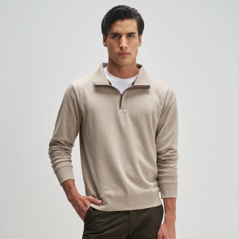 XYXX Half-Zip Pullover - Irish Beige