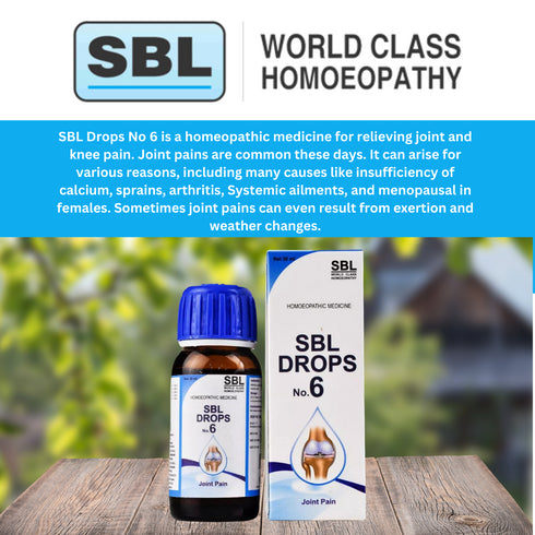 SBL Drops No. 6 (for Joint Pain)