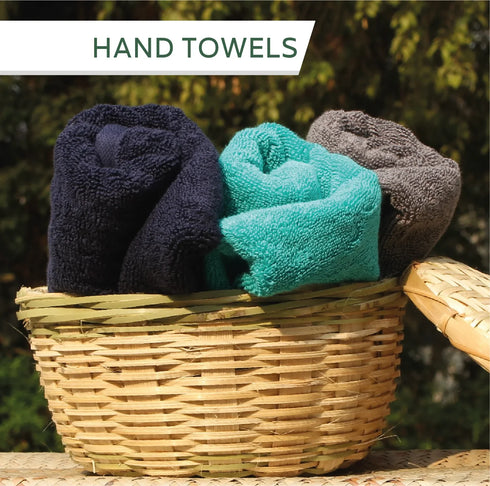 Heelium Bamboo Hand Towels - Set of 3
