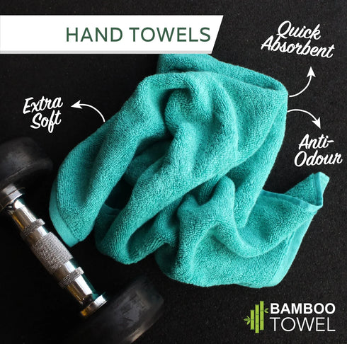 Heelium Bamboo Hand Towels - Set of 3