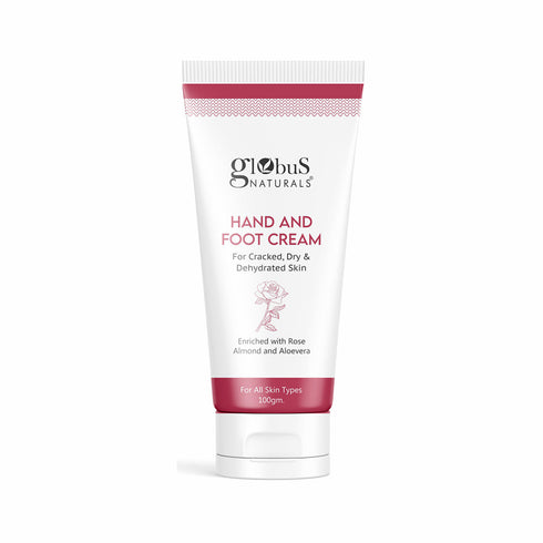 Globus Naturals Nourishing Hand & Foot Cream For Dry & Rough Skin