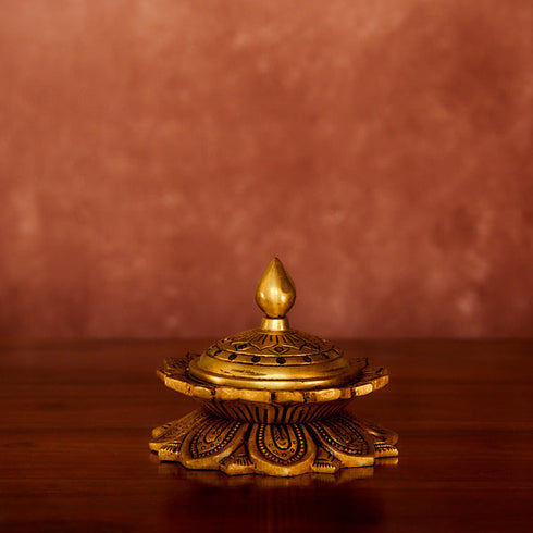 CREATUNIQ Handmade Brass Dhoop Dani