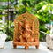 CREATUNIQ Handmade Wooden Ganesha Idol