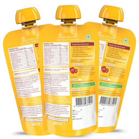 Happa Organic Baby Food Apple and Mango Puree