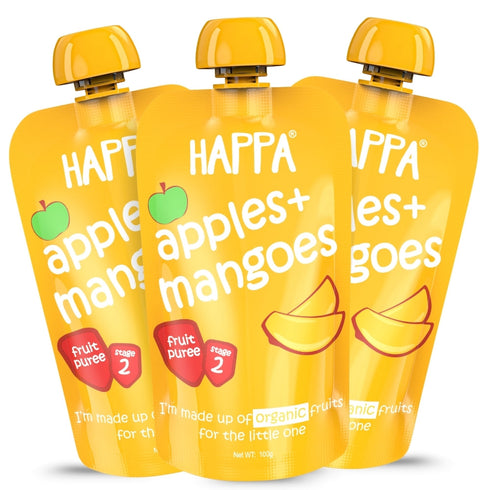 Happa Organic Baby Food Apple and Mango Puree