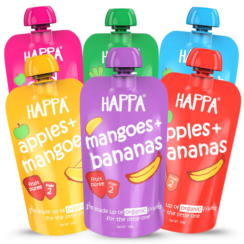Happa Healthy Baby Food Puree Travel Pack